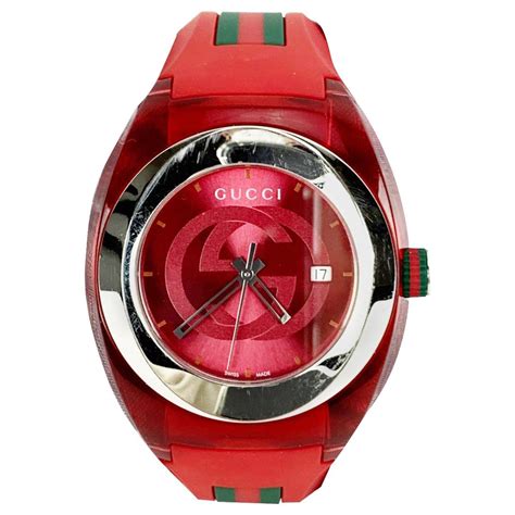 gucci sync red|Gucci sync stainless steel.